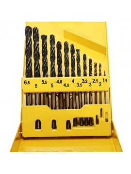 BOSI 13pcs Straight Shank Twist Drill Bits Set BS532213