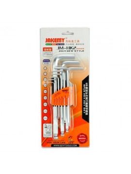 JAKEMY JM-HK2-1  9 In 1 Long Ball Head Inner Six Angle Six Angle Wrench Key