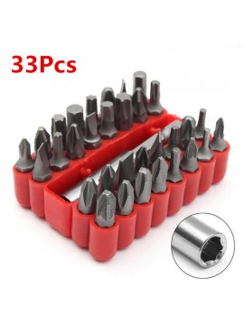 33Pcs Security Tamper Proof Torx Screwdriver Bit Set Spanner Star Hex Drill Holder