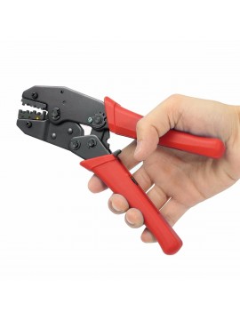 JL-301 AWG 22-10 0.5-6.0mm&sup2; Insulated Terminal Ratcheting Crimping Plier Ratchet Tool