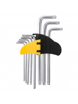 9pcs T10-T50 Torx Hex Key Wrench Set